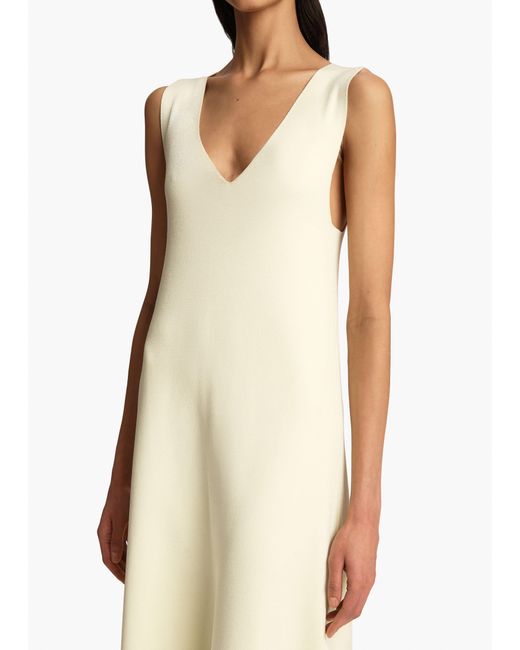 Khaite White Keran Dress