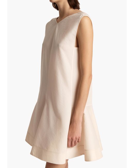 KHAITE Mel Dress in White | Lyst
