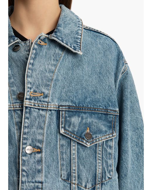 Khaite Blue Grizzo Jacket