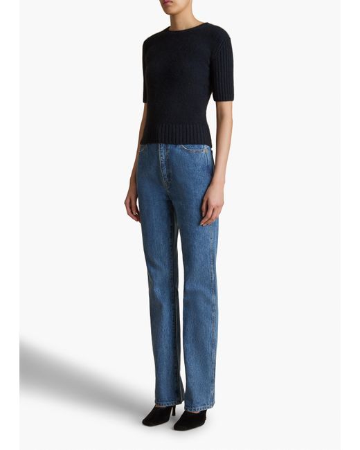 Khaite Blue Mia Sweater