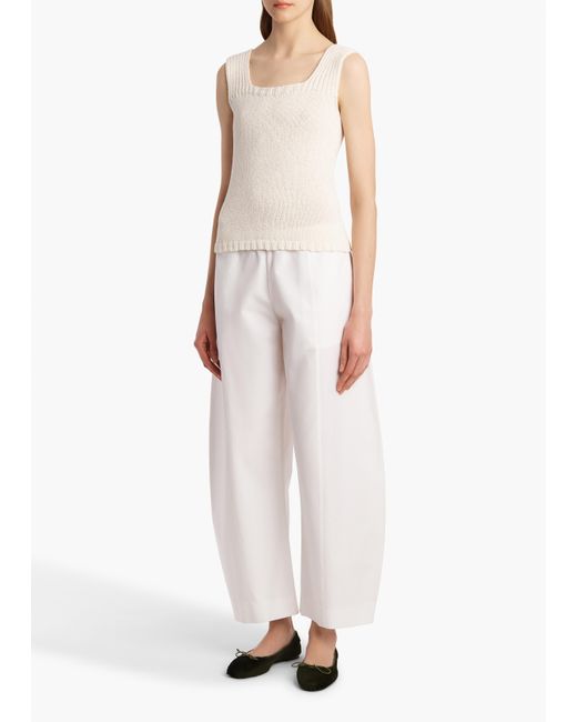 Khaite White Wil Tank