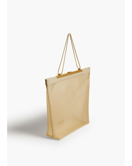 Khaite Natural Augusta Chain Tote