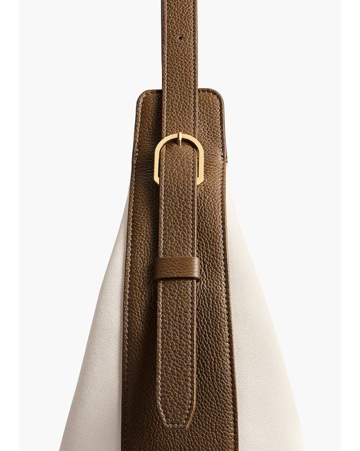 Khaite White Augustina Hobo