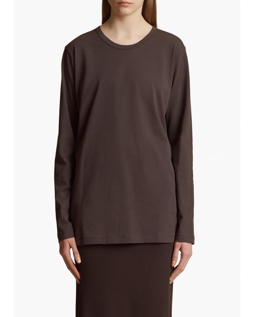 Khaite Black Morton Top