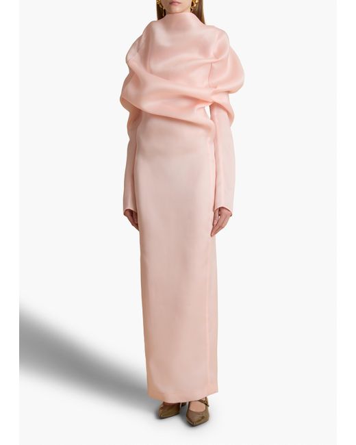 Khaite Pink Exclusive Judo Dress