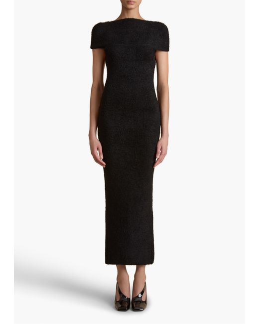 Khaite Black Exclusive Paola Dress