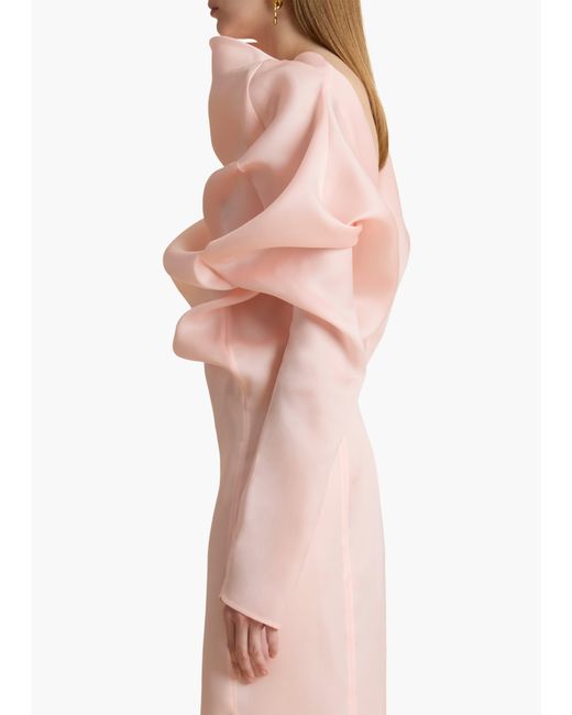 Khaite Pink Exclusive Judo Dress