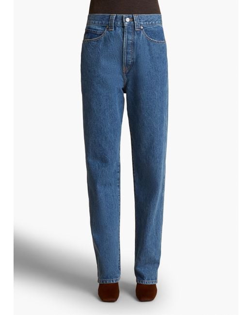 Khaite Blue Corben Jean