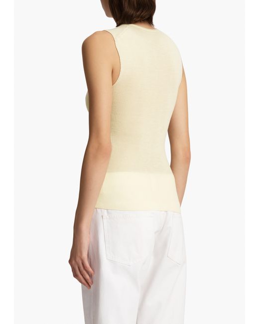 Khaite White Renato Top