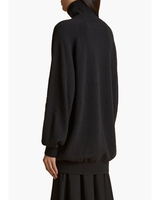 Khaite Black Percy Sweater