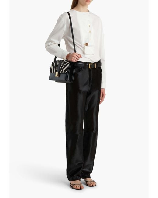 Khaite White Poe Top