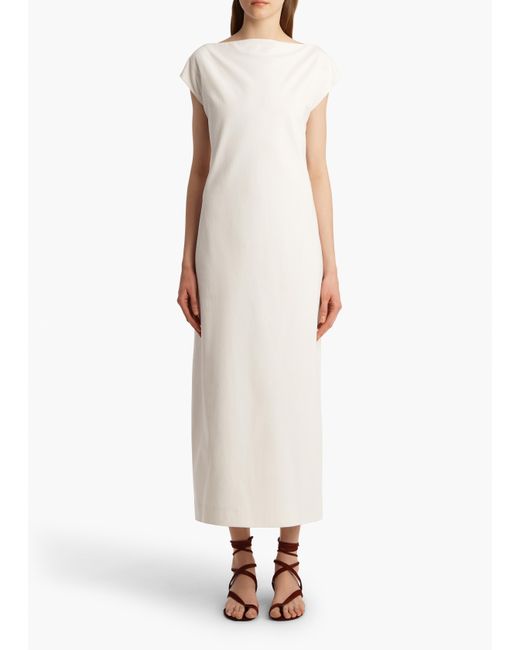 Khaite White Ayame Dress