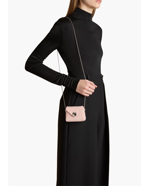 Khaite White Exclusive Nano Bobbi Crossbody Bag