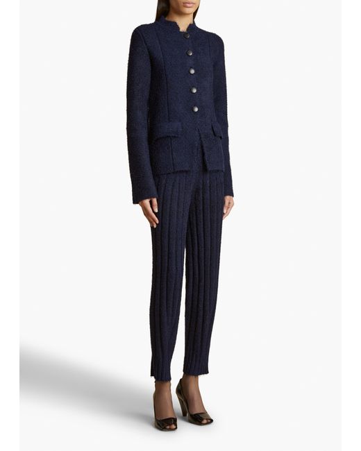 Khaite Blue Aeson Jacket