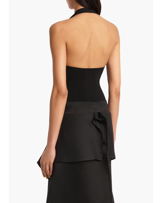 Khaite Black Toto Bodysuit
