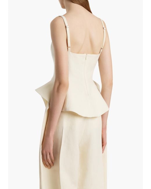 Khaite White Loa Top