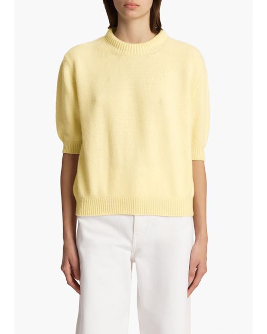 Khaite Yellow Davin Sweater