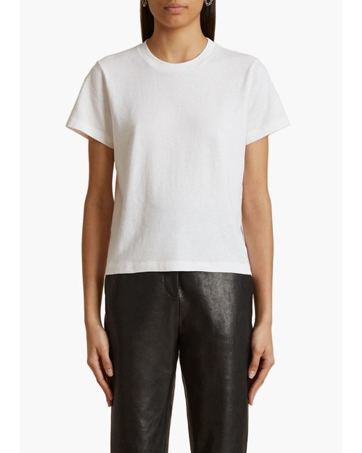 Khaite White Emmylou T-Shirt