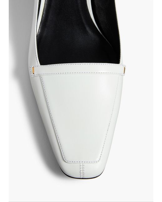 Khaite White Celia Pump
