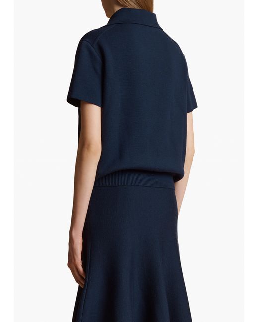 Khaite Blue Gulliame Top