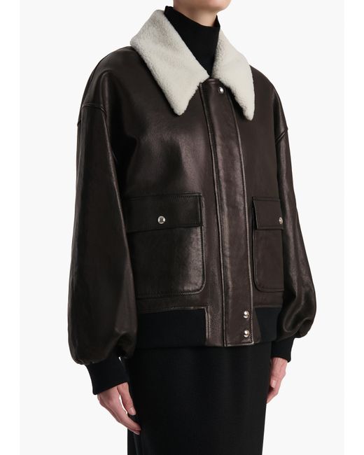 Khaite Black Shellar Jacket