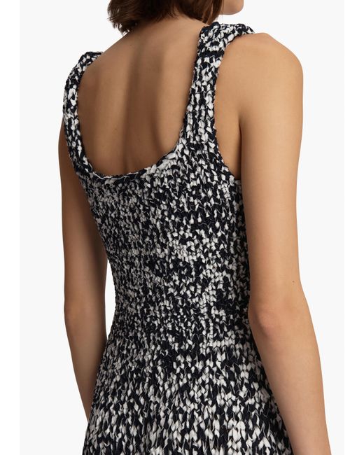 Khaite White Exclusive Twigs Dress