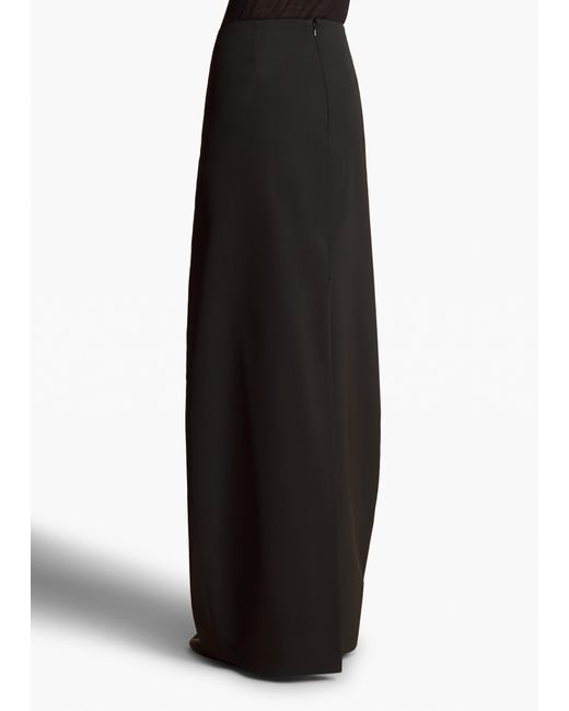 Khaite Black Lauson Skirt