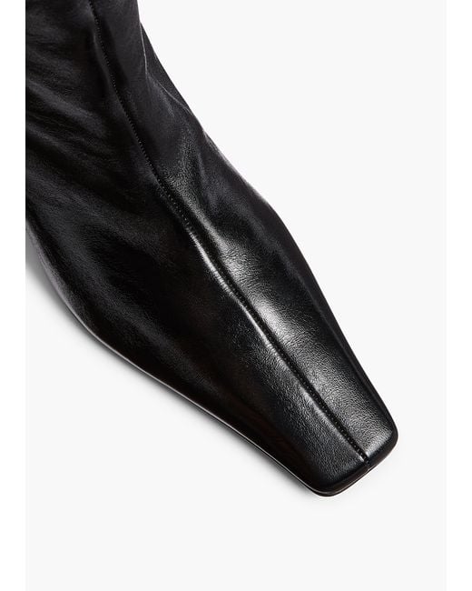 Khaite Black Ona Ankle Boot