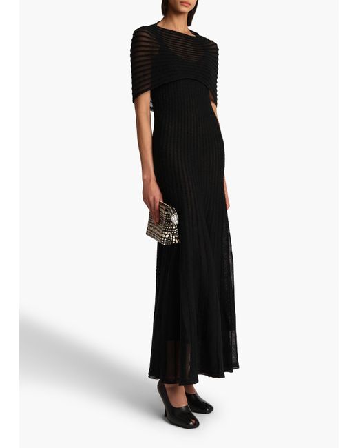 Khaite Black Thora Dress