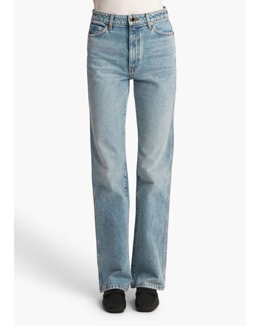 Khaite Blue Danielle Stretch Jean