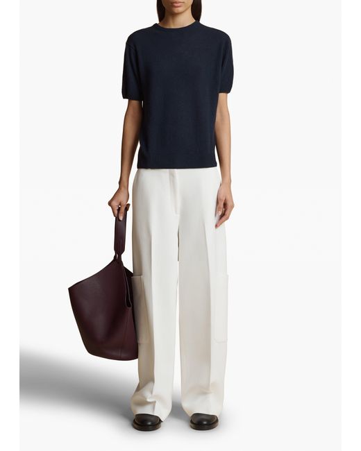 Khaite Blue Pierre Sweater