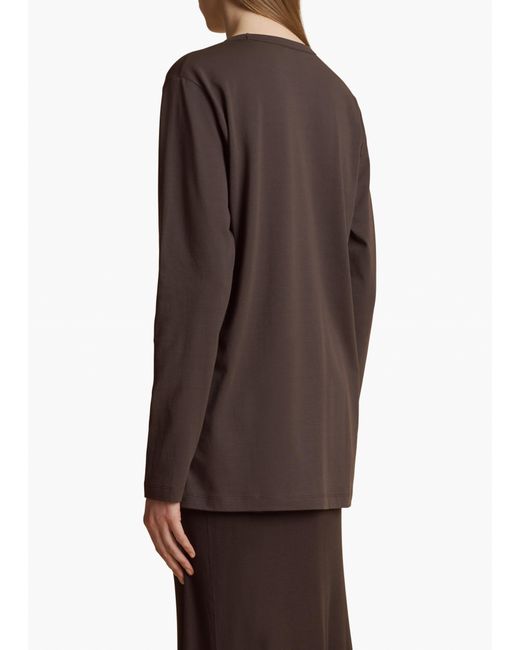 Khaite Black Morton Top