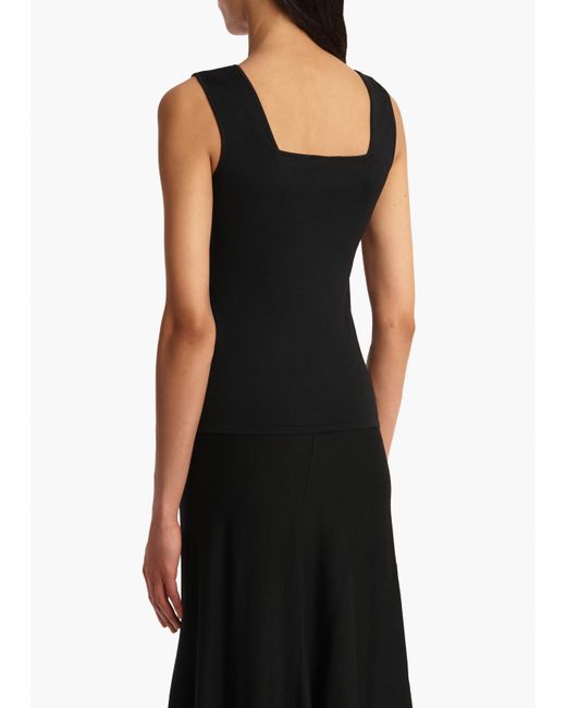 Khaite Black Sani Top