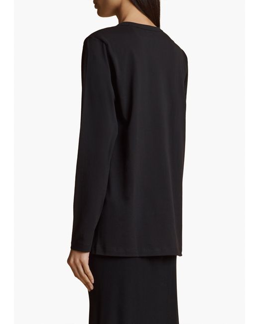 Khaite Black Morton Top