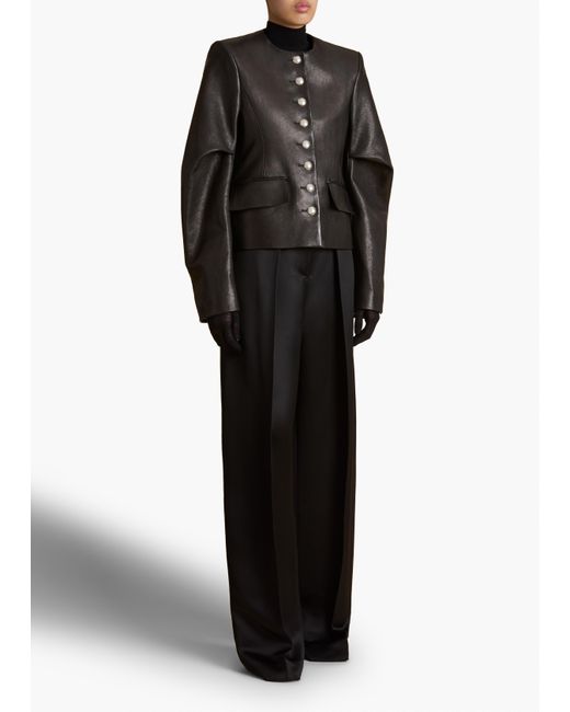Khaite Black Darlman Jacket