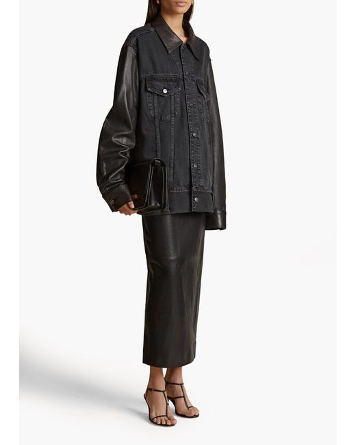 Khaite Black Grizzo Jacket