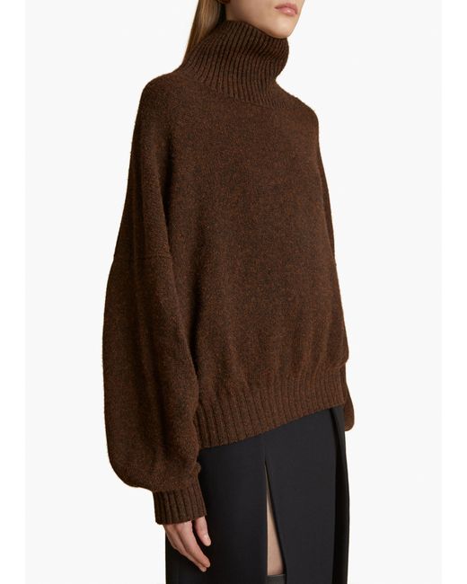 Khaite Brown Morris Sweater