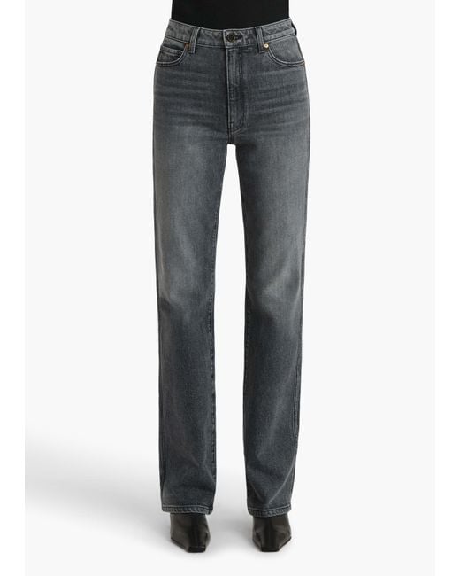 Khaite Gray Danielle Stretch Jean
