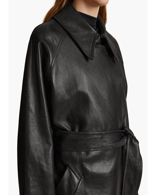 Khaite Black Micky Coat