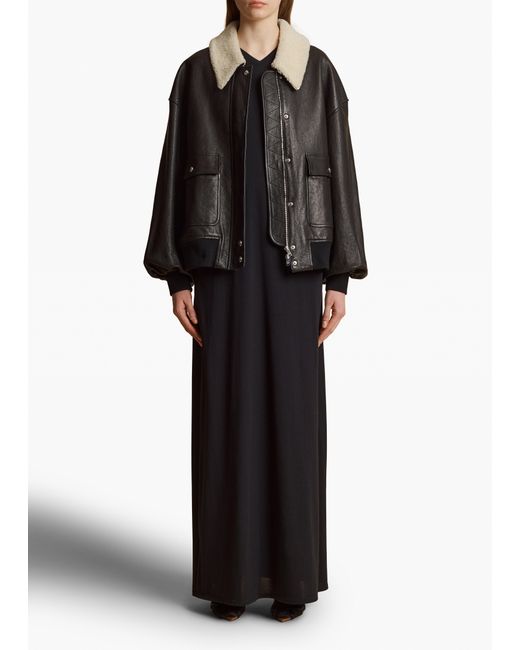 Khaite Black Shellar Jacket
