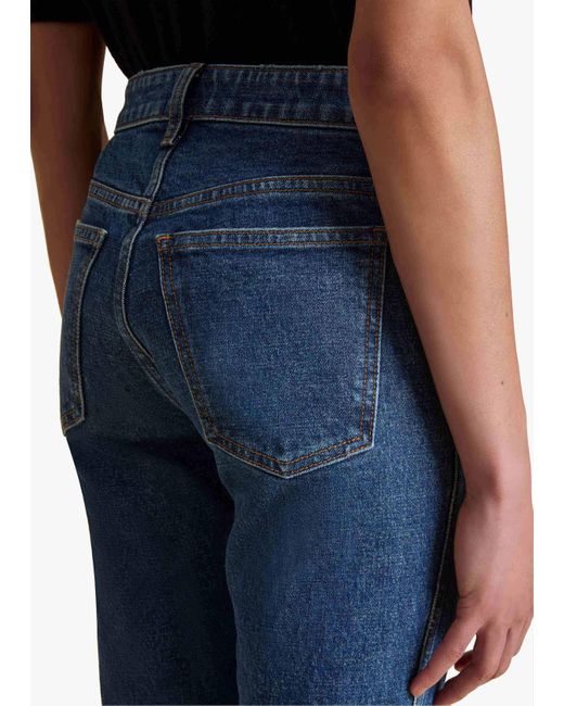Khaite Blue Vivian Stretch Jean