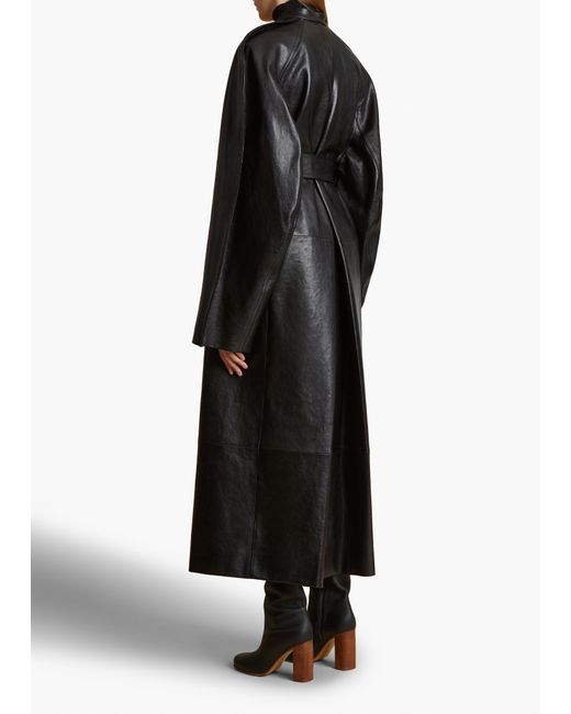 Khaite Black Exclusive Rothen Coat