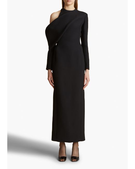 Khaite Black Trey Dress