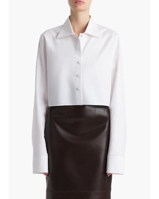 Khaite White Jasen Top