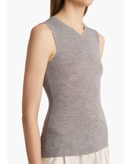 Khaite Gray Renato Top