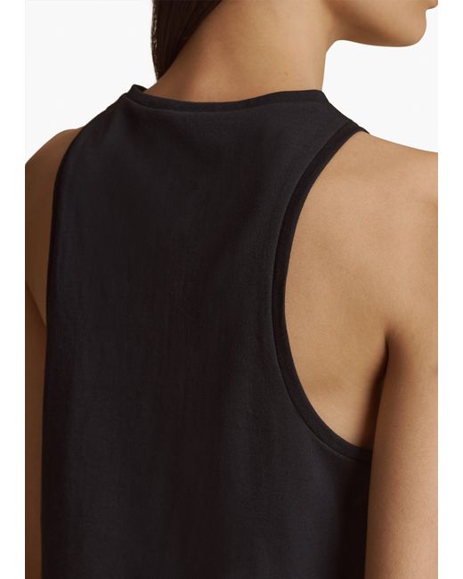 Khaite Black Netta Top