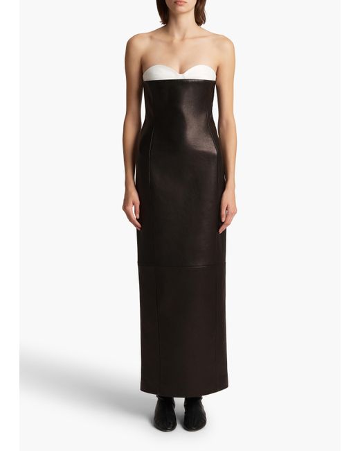 Khaite Black Exclusive Yael Dress