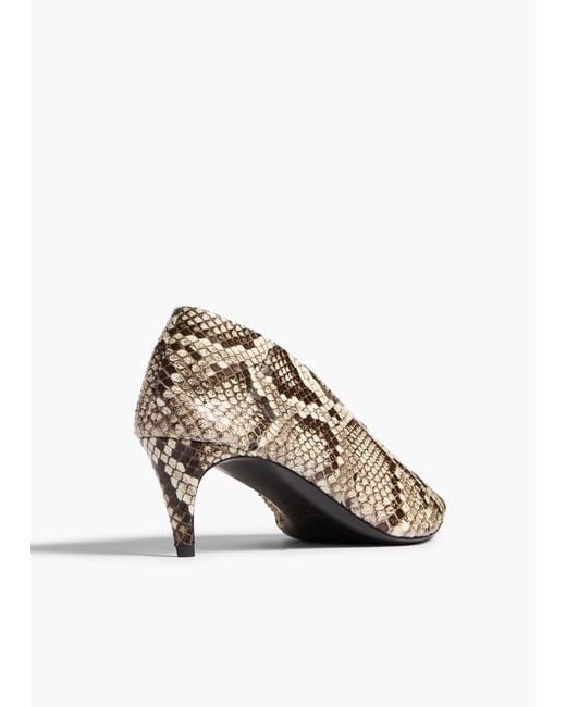 Khaite White Exclusive Miriam Low Pump