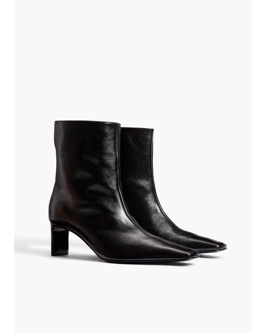 Khaite Black Ona Ankle Boot