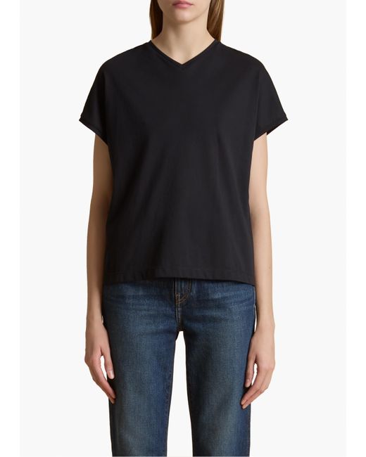 Khaite Black Devra Top